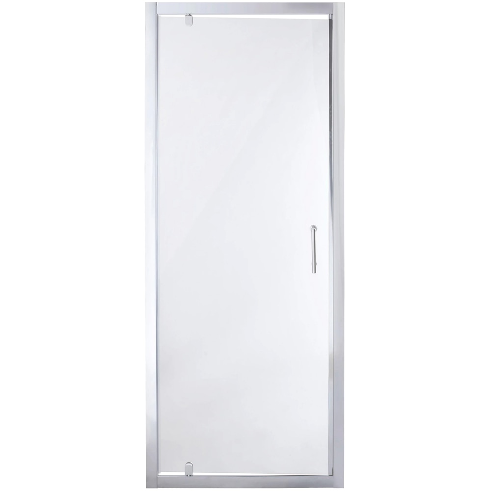 Usa dus batanta COOKE & LEWIS, aluminiu, sticla transparenta, 80x190 cm, crom