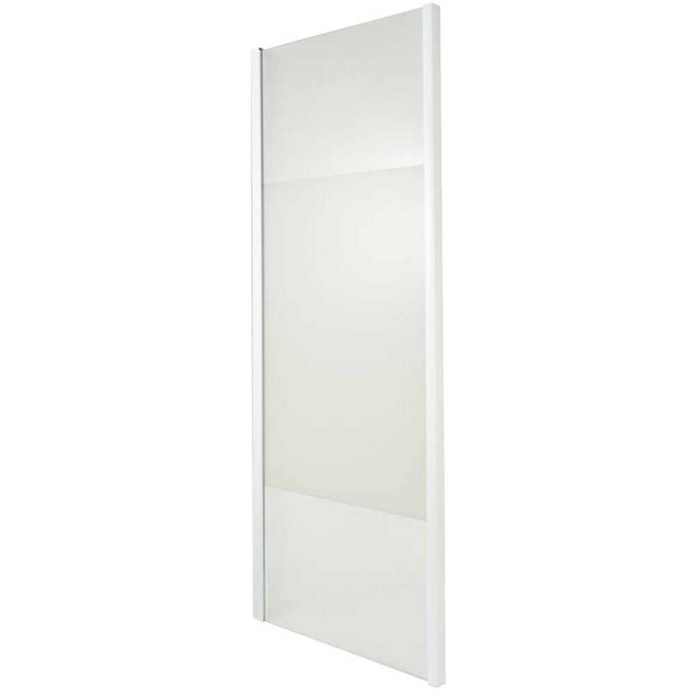 Paravan dus COOKE & LEWIS, aluminiu, sticla mata, 70x190 cm, alb