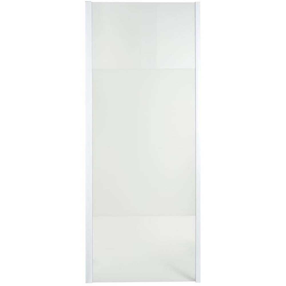 Paravan dus COOKE & LEWIS, aluminiu, sticla mata, 70x190 cm, alb