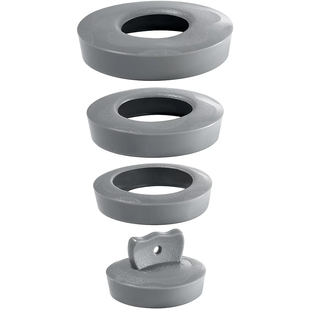 Dop cada-lavoar Wirquin universal, PVC, gri 