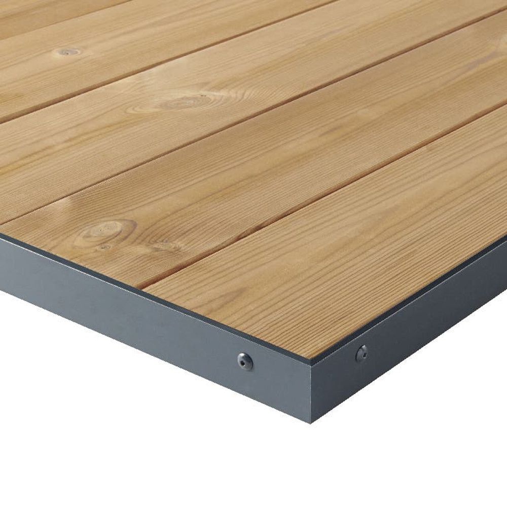 Profil de finisare GoodHome Areto, 50 x 5 cm x 4 mm, aluminiu, gri