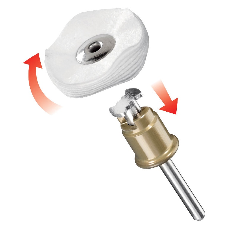 Disc textil de lustruire, Postav • Dremel SpeedClic 