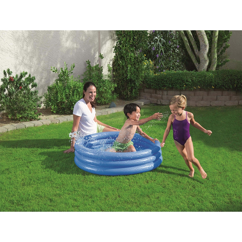 Piscina gonflabila BESTWAY, rotunda, 102 x 25 cm, 101 l, albastru