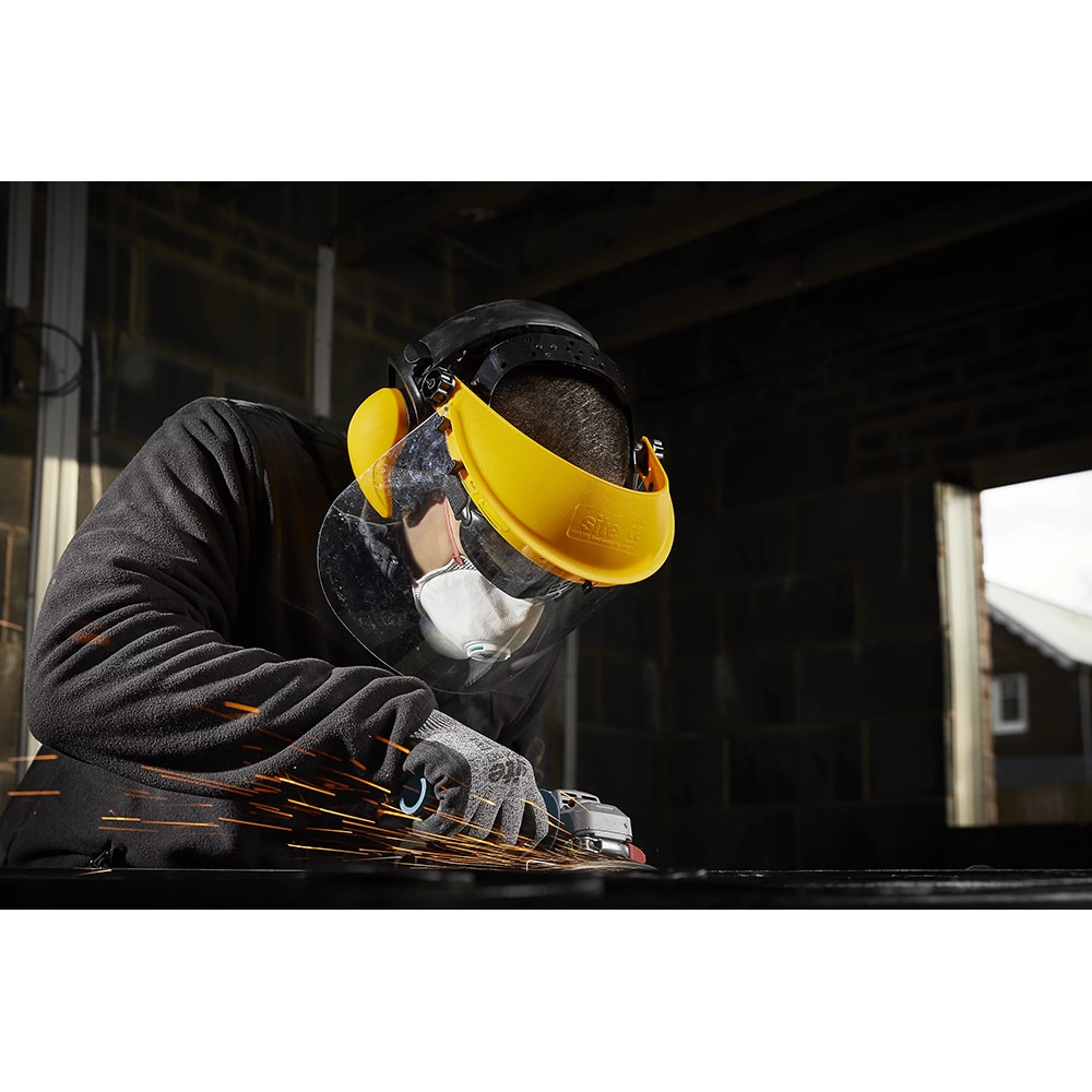 Viziera de protectie SITE, policarbonat, galben