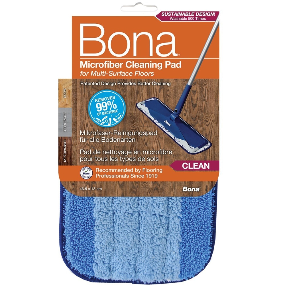 Rezerva mop microfibra pardoseli BONA, albastru