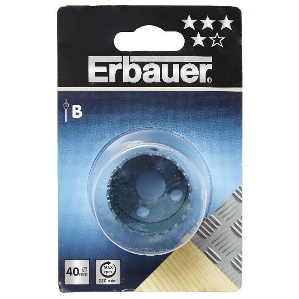 Carota ERBAUER, 40mm, Bi-Metal