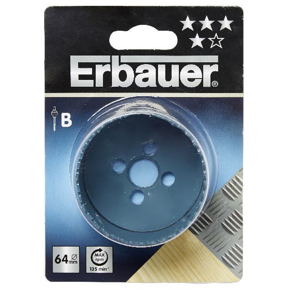 Carota ERBAUER, 64mm, Bi-Metal