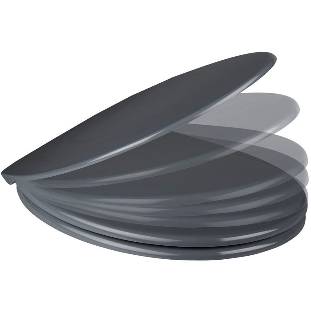 Capac WC GOODHOME Cooke & Lewis, inchidere lenta, termoplastic, gri