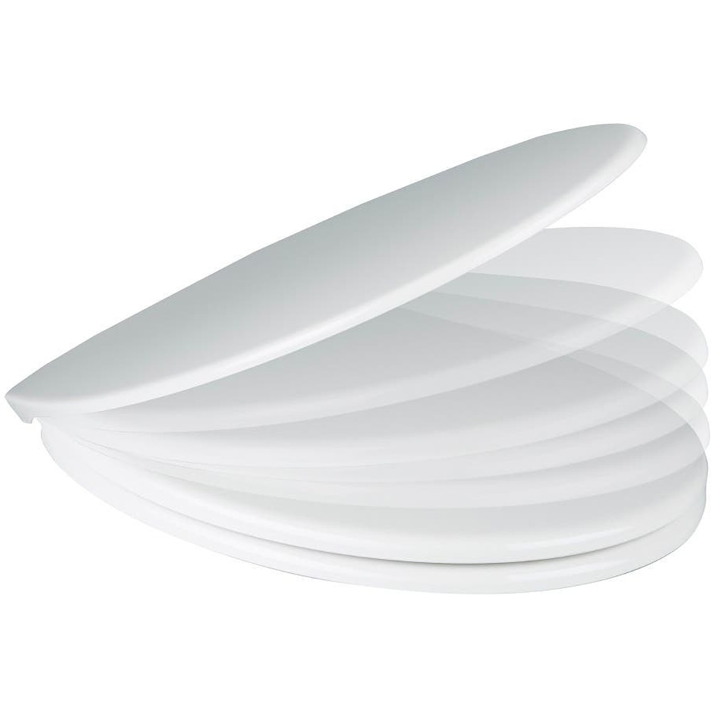 Capac WC GOODHOME Cooke & Lewis Diani, inchidere lenta, termoplastic, alb