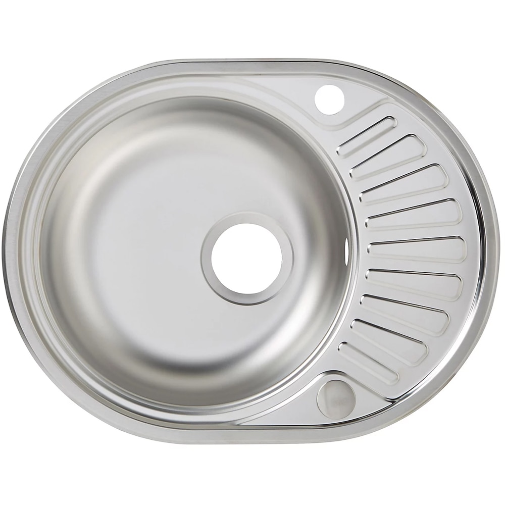 Chiuveta bucatarie COOKE & LEWIS Liebig, 1 cuva, picurator reversibil, inox, finisaj lucios