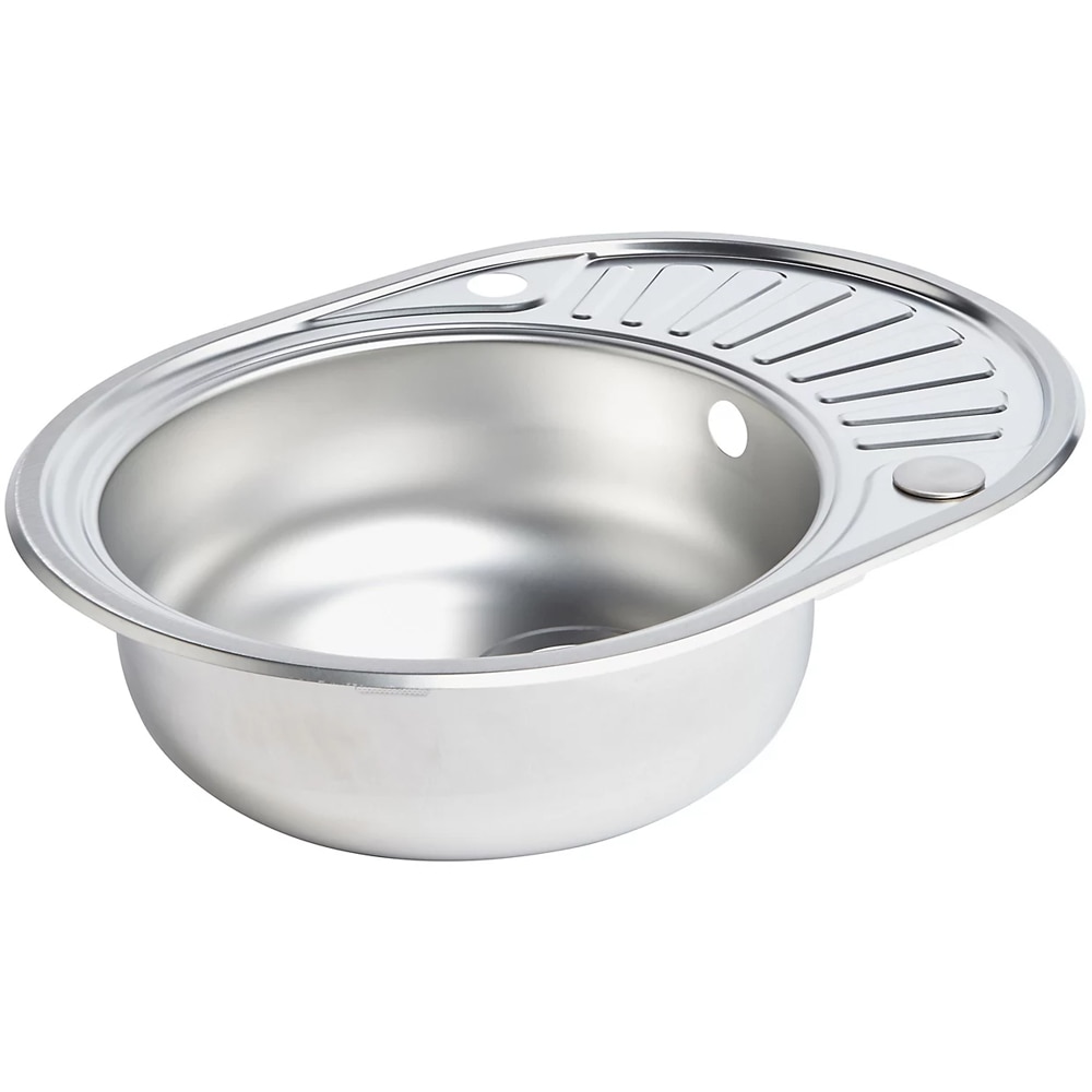 Chiuveta bucatarie COOKE & LEWIS Liebig, 1 cuva, picurator reversibil, inox, finisaj lucios