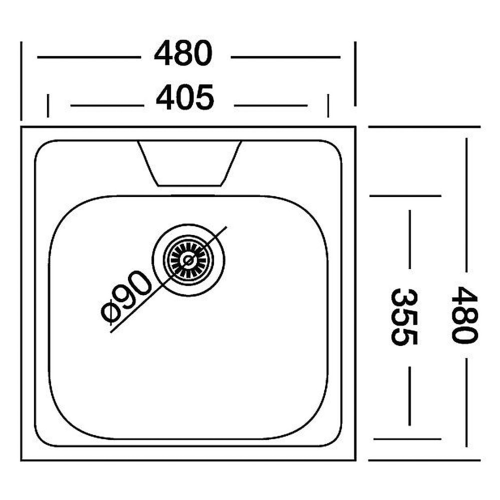 Chiuveta bucatarie Gamow, 1 cuva, picurator reversibil, inox, gri