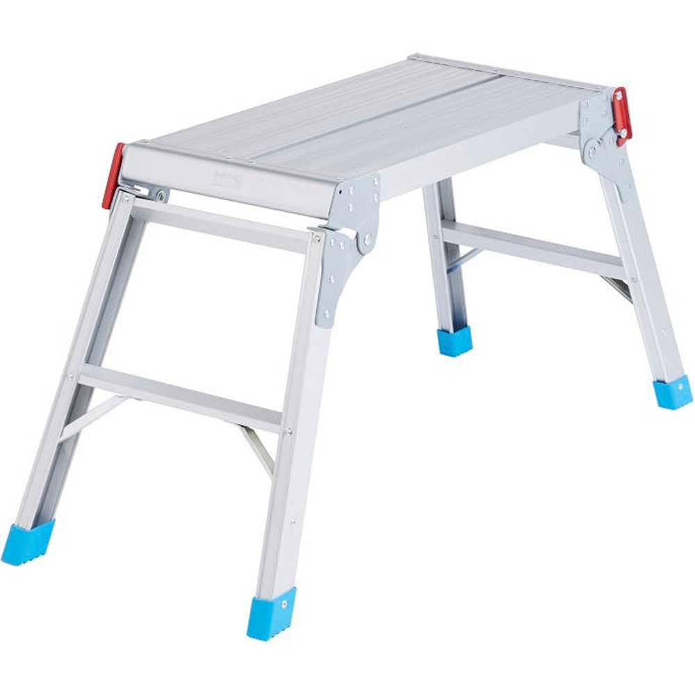 Scara pliabila MAC ALLISTER, 17 cm inaltime lucru, argintiu