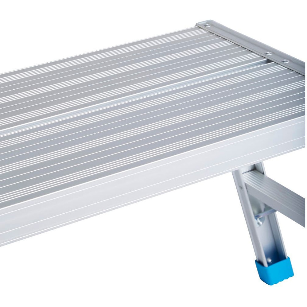 Scara pliabila MAC ALLISTER, 17 cm inaltime lucru, argintiu