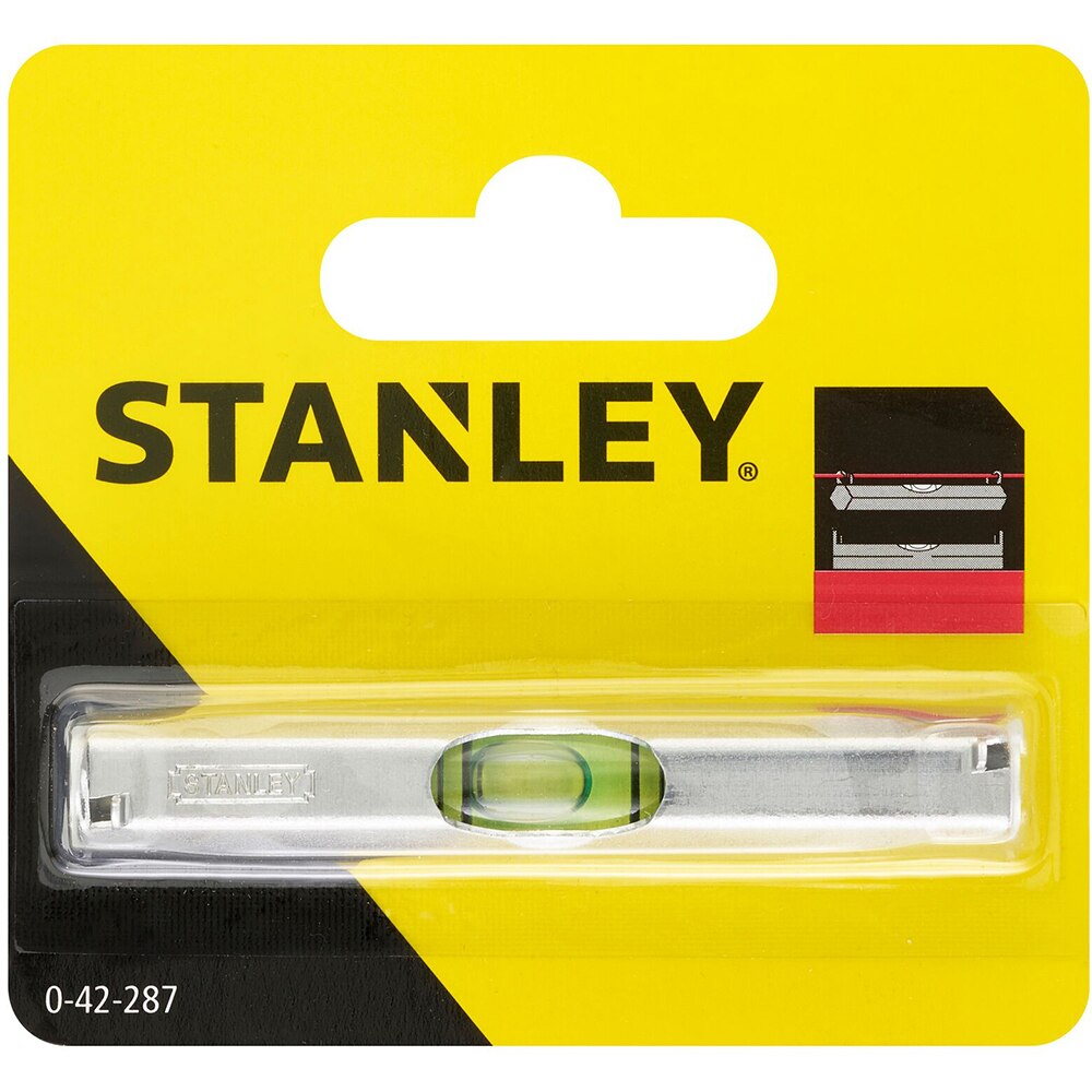 Nivela pentru fir STANLEY 0-42-287, 80mm, aluminiu