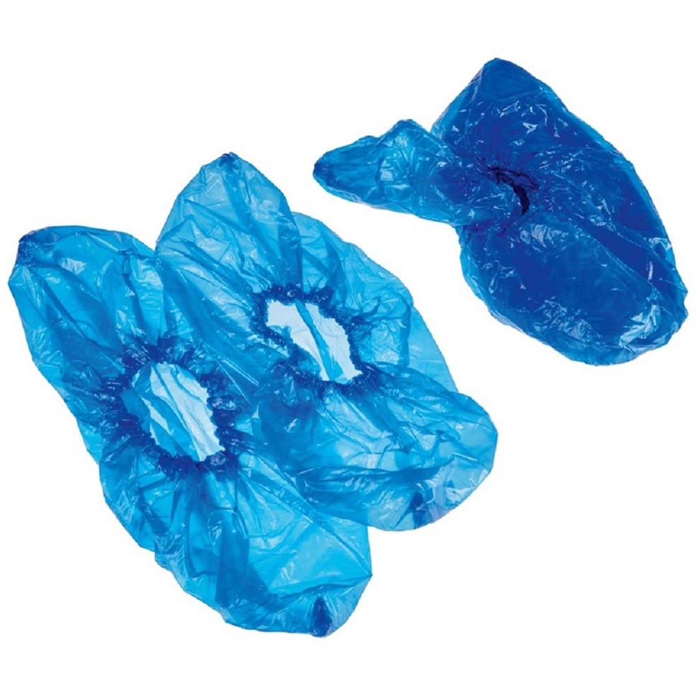 Set pungi protectie incaltaminte de unica folosinta, albastre, 100 buc