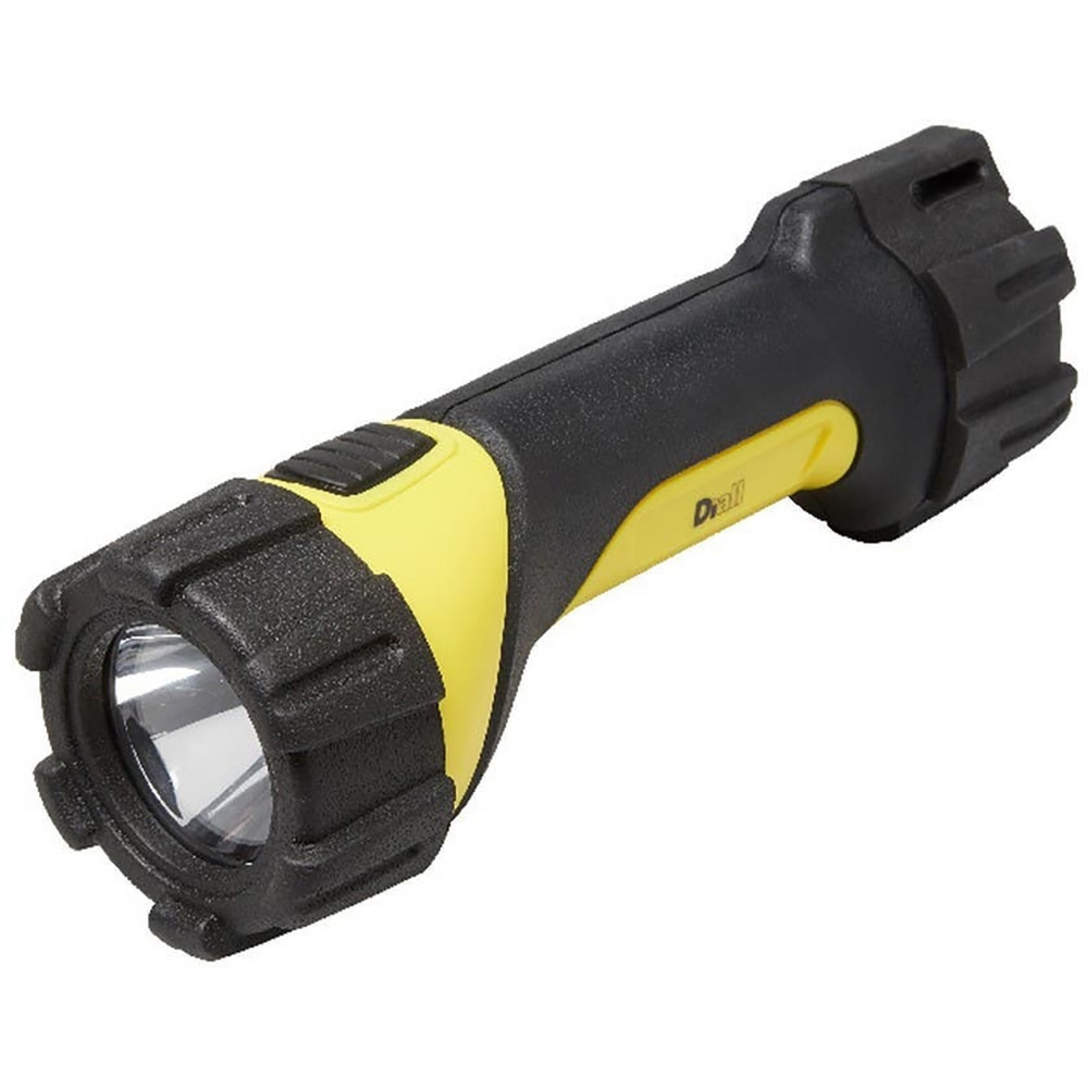 Lanterna LED de mana DIALL, 50 lumeni, IP44, 4xAA, negru/galben