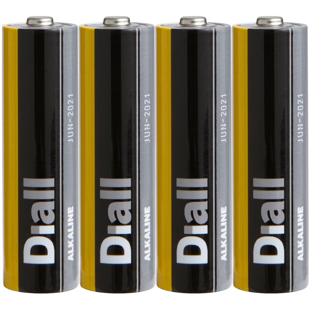 Baterie alcalina DIALL AA, 1.5V, 4 bucati