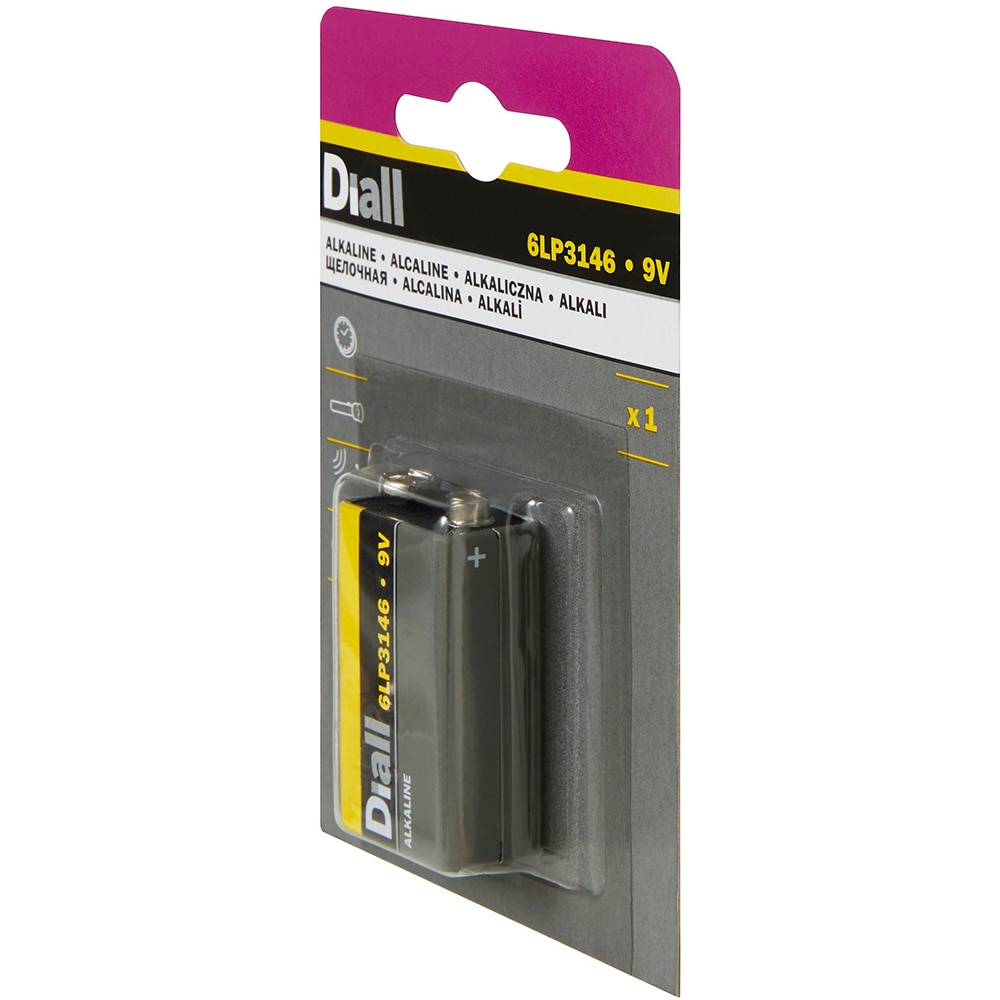 Baterie alcalina DIALL PP3, 9V