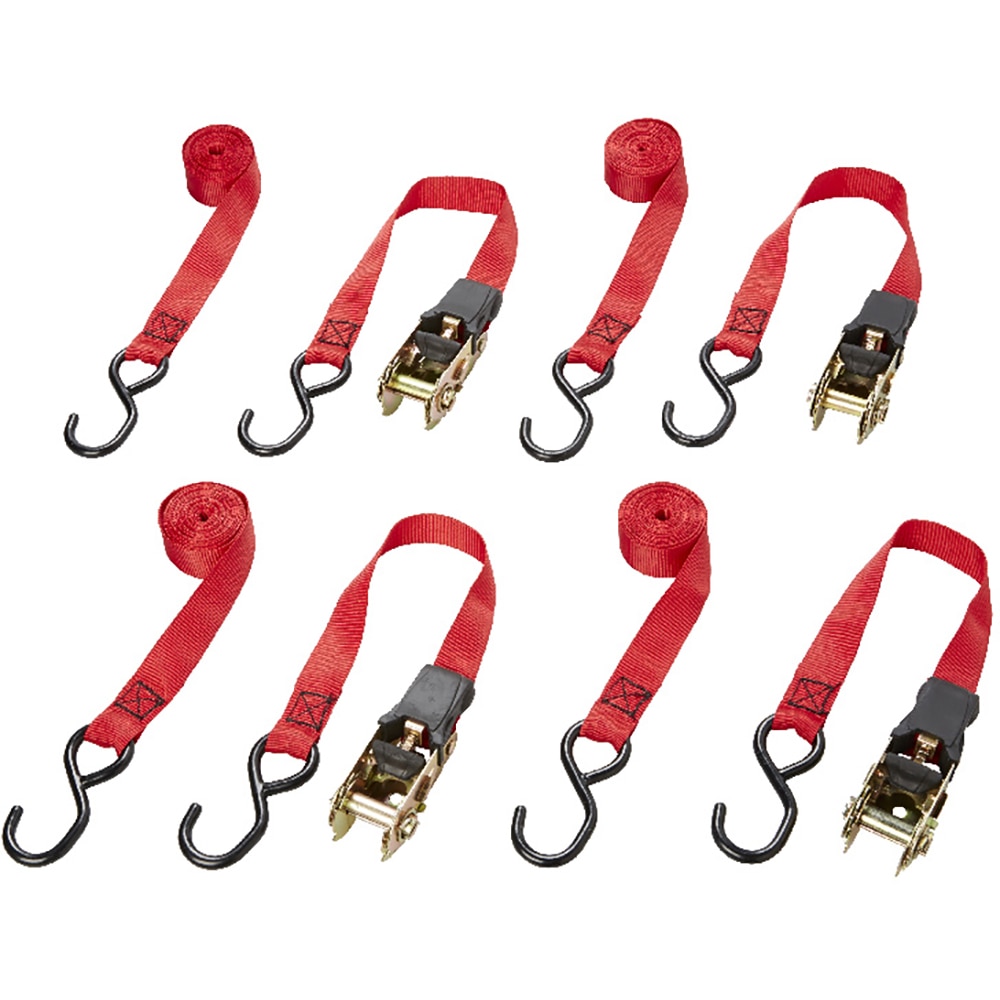 Chinga cu clichet DIALL, 25mm x 3m, 4 bucati , rosu