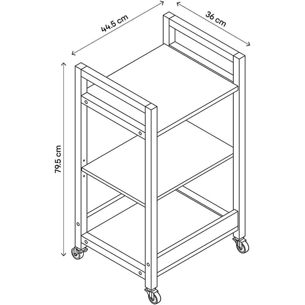 Dulap baie GOODHOME Nantua, 44.5 x 36 x 80 cm, alb