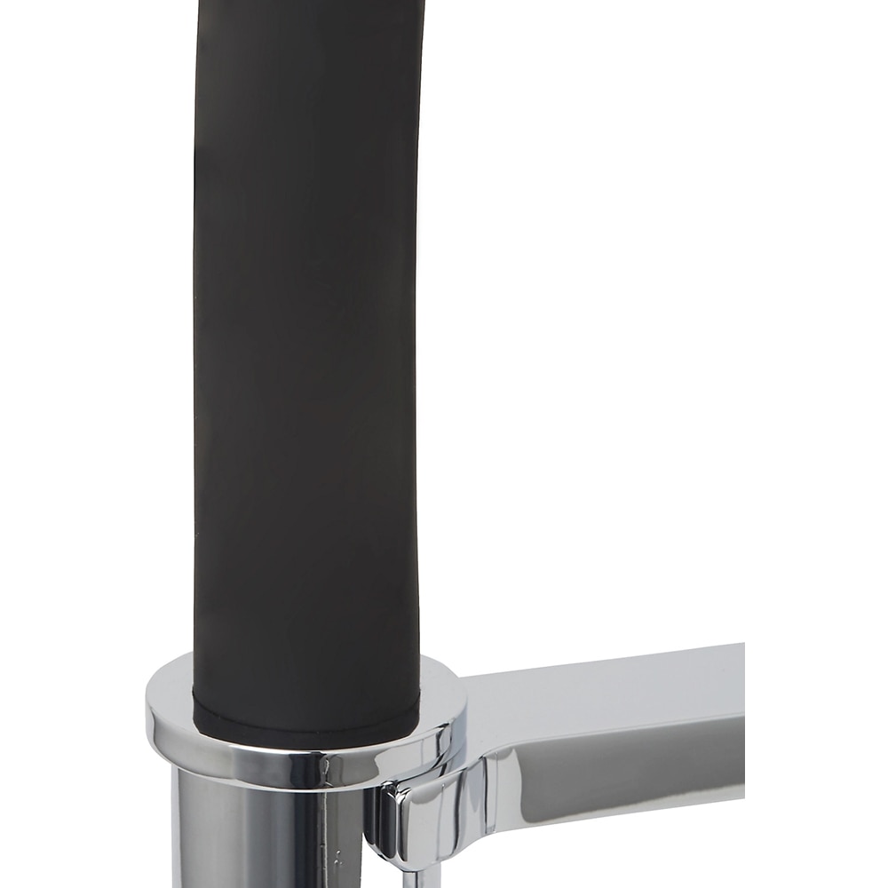 Baterie bucatarie Cooke & Lewis Kloey, dus extractibil, alama si silicon, argintiu-negru