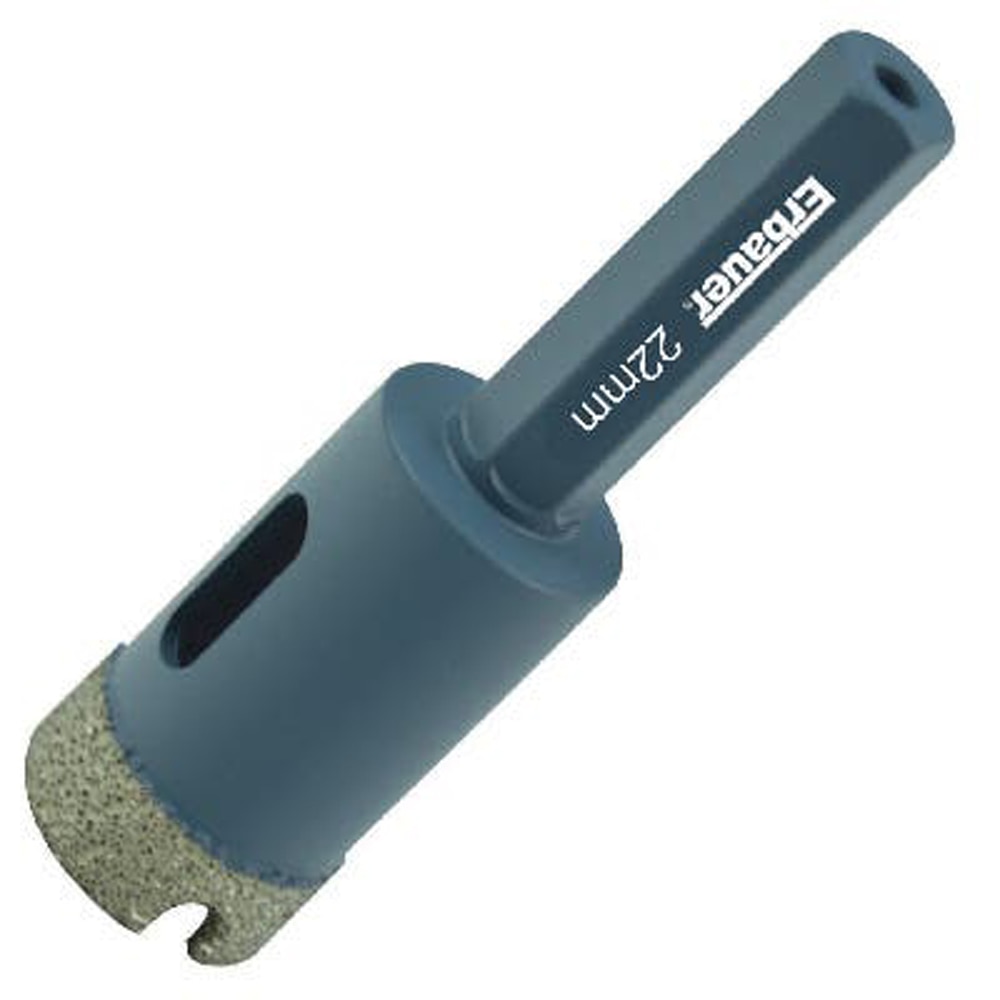 Carota diamantata uscata ERBAUER, 22mm