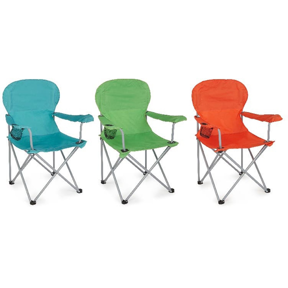 Scaun camping BLOOMA Molloy, otel, 84.9 x 50 x 87 cm, multicolor