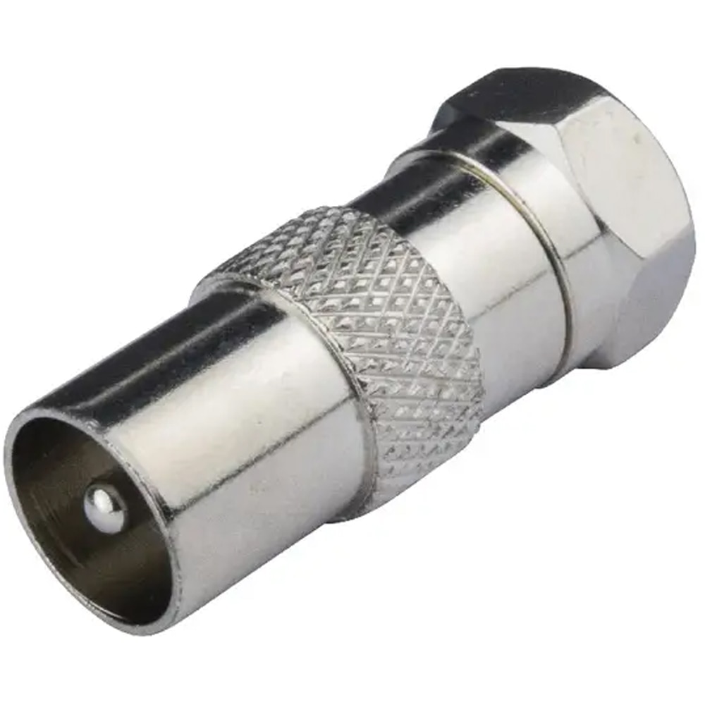 Conector antena tip F BLYSS 100575365, 9.5mm, tata, argintiu