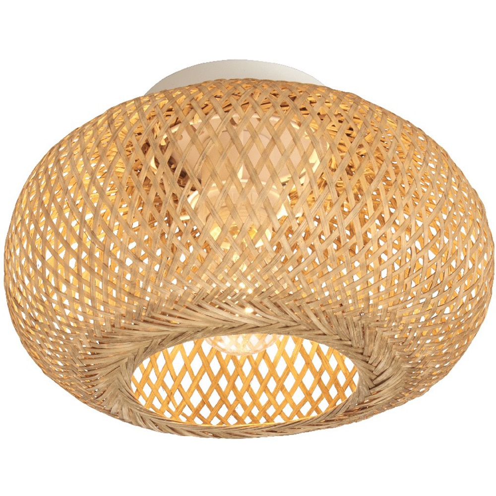 Plafoniera LED COLOURS Bambus, E27, 42W, IP20, maro