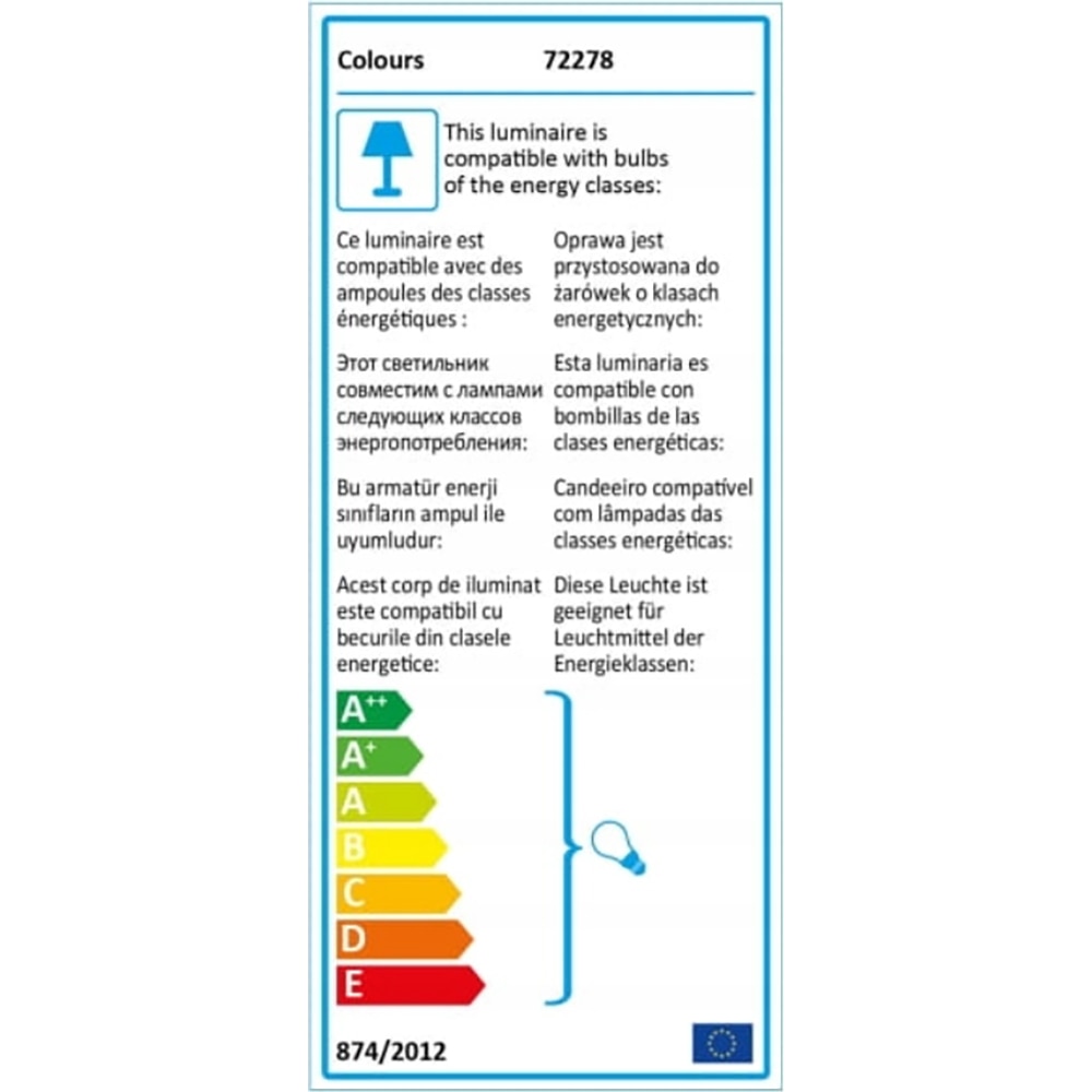 Plafoniera LED COLOURS Bambus, E27, 42W, IP20, maro