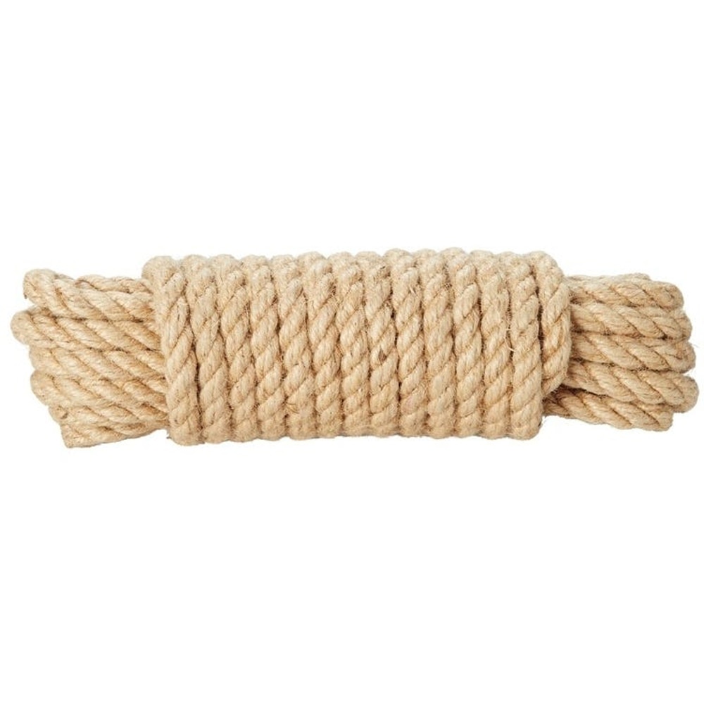 Snur DIALL, iuta, 10 mm x 10 m, bej