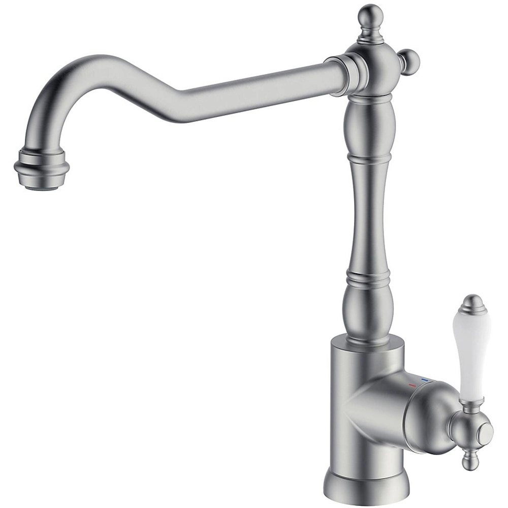 Baterie bucatarie COOKE&LEWIS Belmore, ceramica, crom