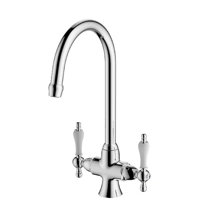 Baterie bucatarie Cooke & Lewis Apsley, alama, crom