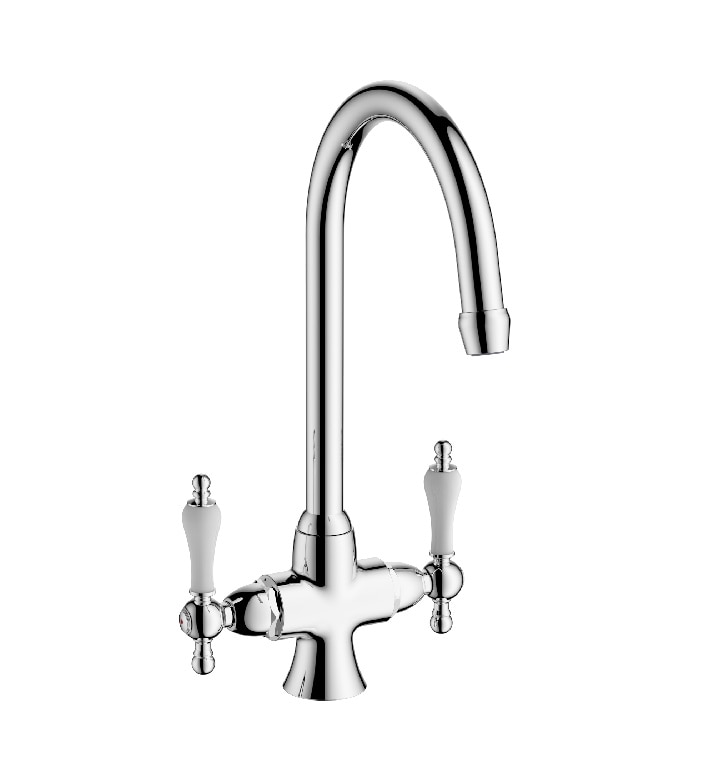 Baterie bucatarie Cooke & Lewis Apsley, alama, crom