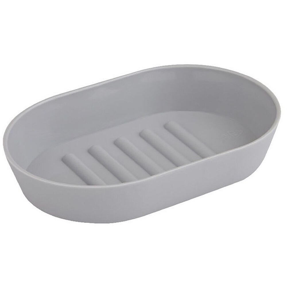 Savoniera COOKE & LEWIS Palmi, 14 x 9 x 2.5 cm, plastic, argintiu