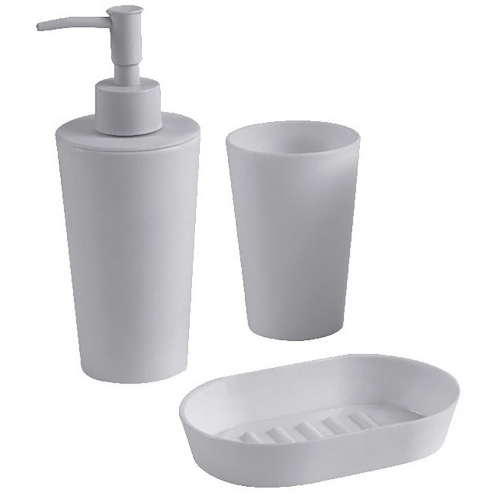 Savoniera COOKE & LEWIS Palmi, 14 x 9 x 2.5 cm, plastic, argintiu