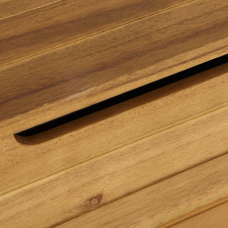 Cutie depozitare exterior, maro, lemn acacia, 115.8 x 46 x 36.2 cm • Blooma Denia