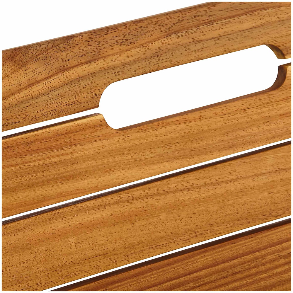 Scaun terasa GOODHOME Denia, lemn, 86 x 86 x 107 cm, maro