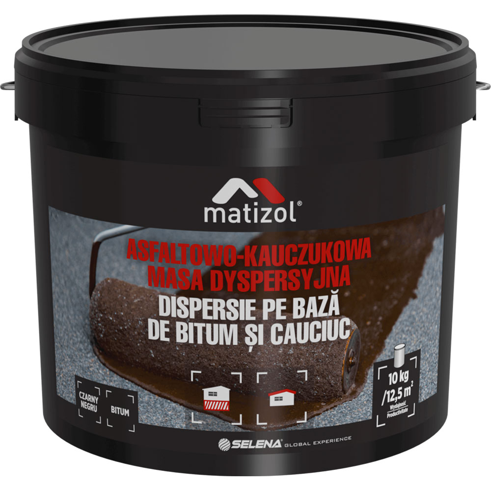 Emulsie bituminoasa MATIZOL, negru, 10 kg