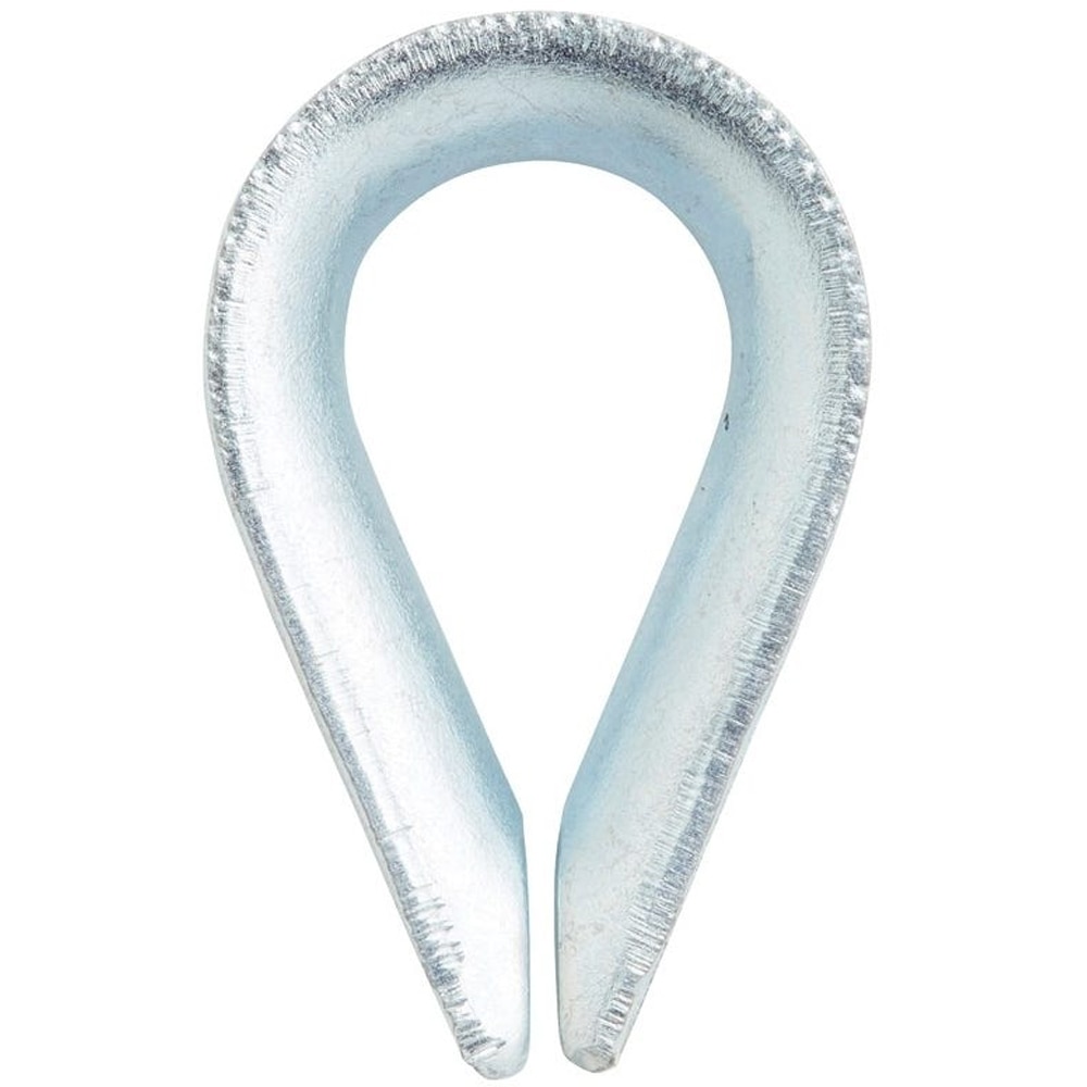 Bride ovale cabluri DIALL, metal, 3mm, argintiu 2buc