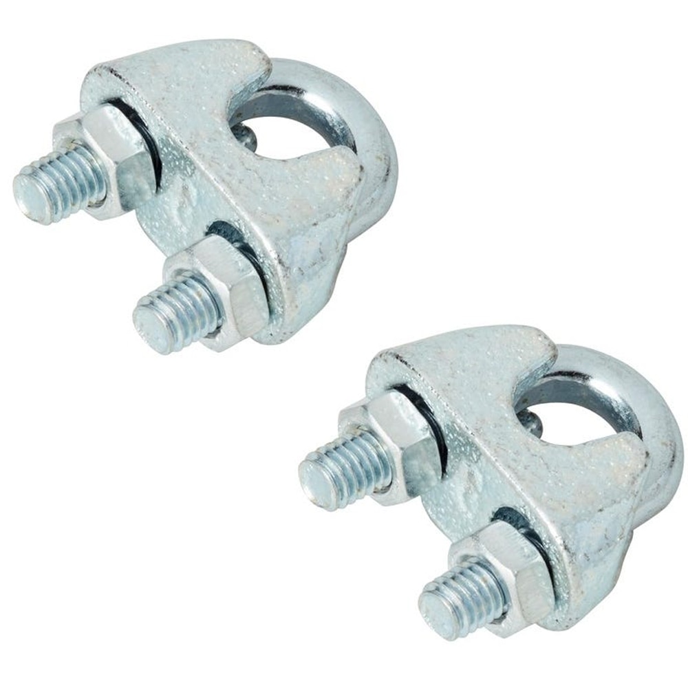 Bride cabluri DIALL, metal, 5mm, argintiu 2buc