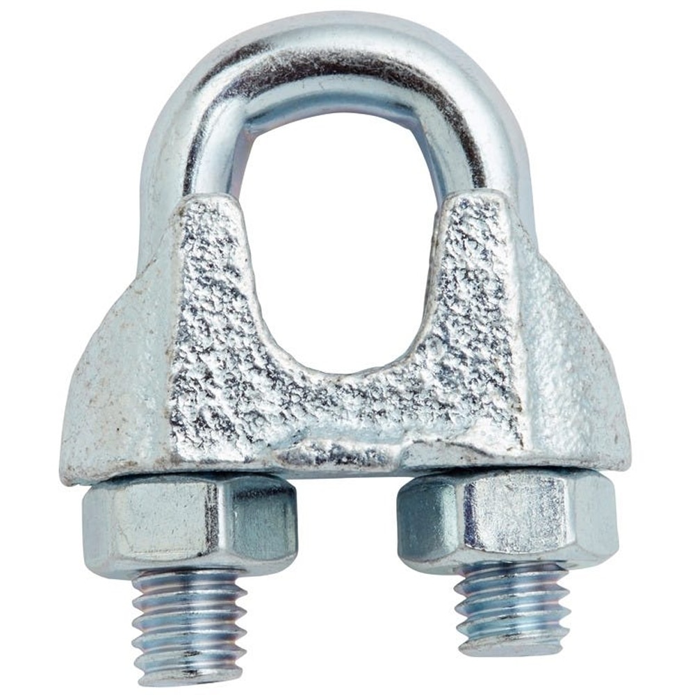 Bride cabluri DIALL, metal, 8mm, argintiu 2buc