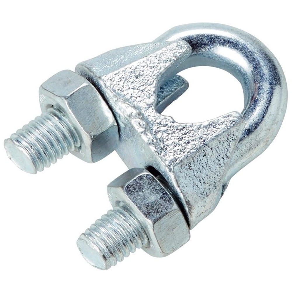 Bride cabluri DIALL, metal, 10mm, argintiu 2buc