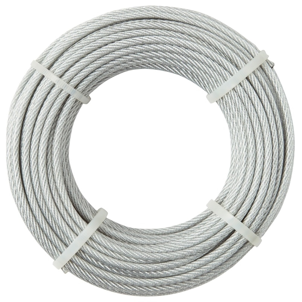 Cablu otel DIALL invelis PVC, 2.5mm x 20m, argintiu