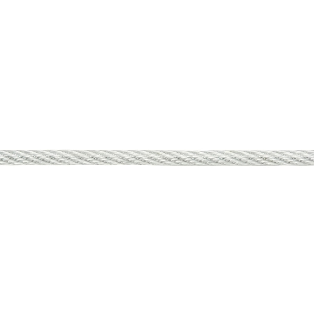 Cablu otel DIALL invelis PVC, 2.5mm x 20m, argintiu