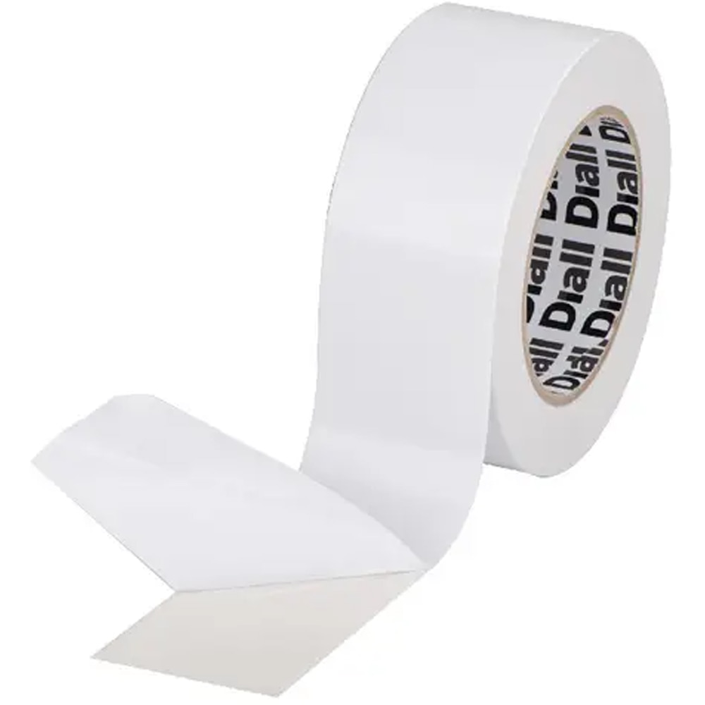 Banda auto-adeziva DIALL 100581057, 50 mm x 25 m, alb