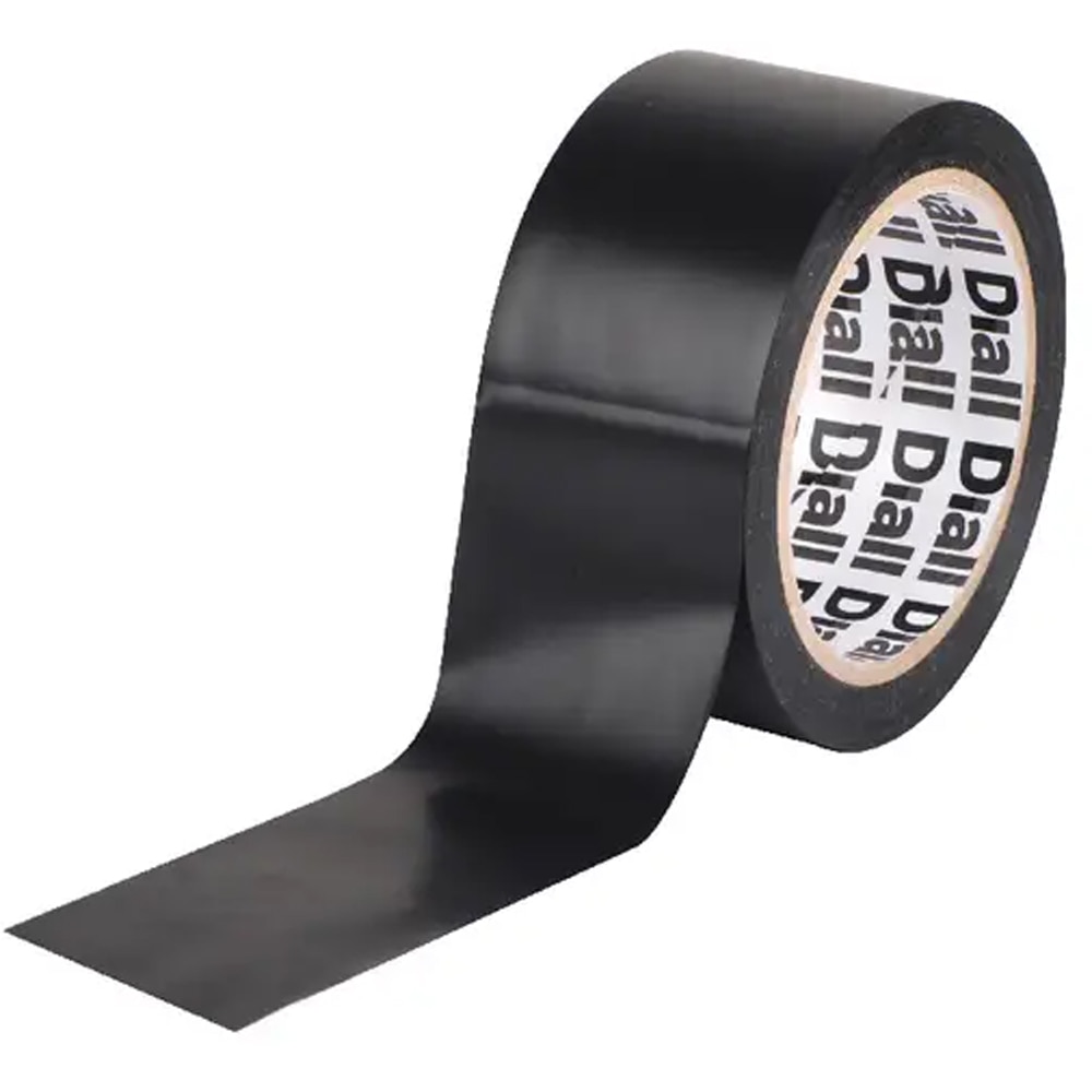 Banda reparatii DIALL 100581069, 50 mm x 25 m, negru