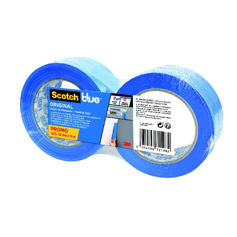 Banda mascare 4.8 cm x 66 m Albastru  Scotch