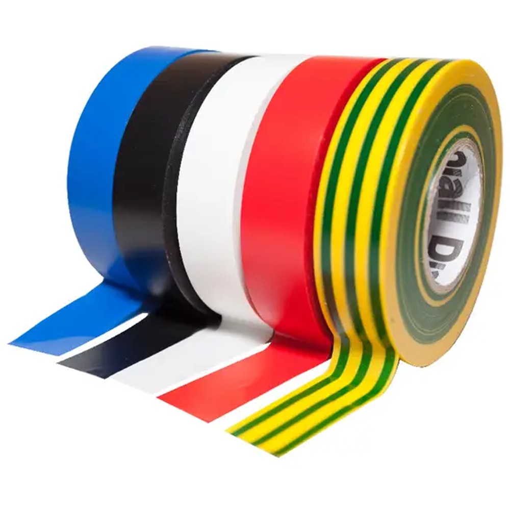 Set banda izolatoare DIALL 100581986, 19 mm x 10 m, multicolor